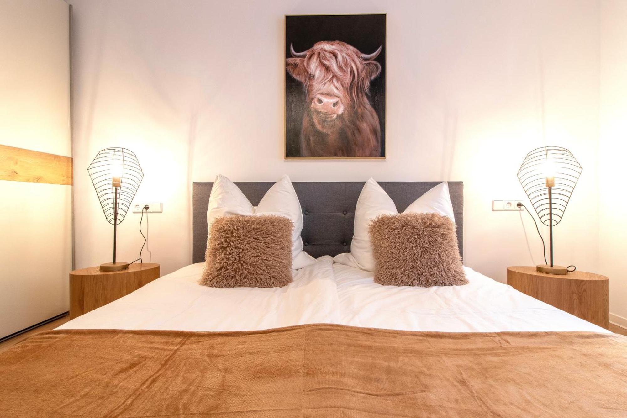 Stilvolles City-Apartment I Netflix I Wlan L Stellplatz I Zentral Schwarzenberg  Luaran gambar